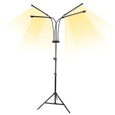 New Design 36W Tripod Stand Grow Light Floor Lamp for Indoor Plants Growth Adjustable 6 9 12h Timer