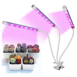 Wholesale Full Spectrum Timer Dimmable 40W 27W 18W 4 Head Flexible Clip Indoor LED Grow Lights