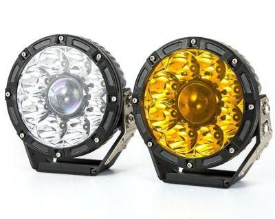 Super Bright 7 Inch LEDs Laser Driving Lights 16000lm for Offroad 4WD Truck 4X4 ATV SUV 12V 24V