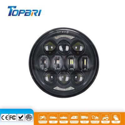 Topbri 80W Super Bright High Low Beam Driving LED Work Light for Motorcycle