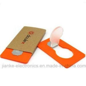 LED Bulb Shape Flashing Card with Logo Print (4017)