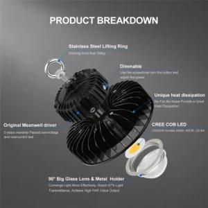 Amazon Top Seller Lm301b/Lm301h Waterproof 150W 100W Full Spectrum UFO LED Grow Light for Indoor Greenhouse