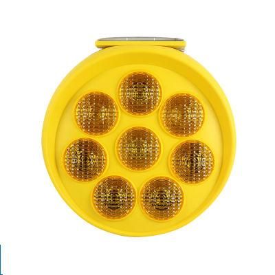 Dia. 400mm Sunflower Solar Powered Traffic Warning Light