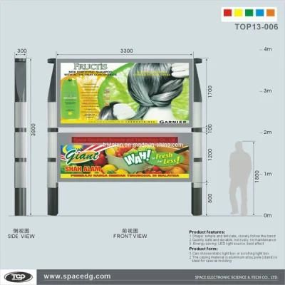 Outdoor LED Lightbox Advertisement Display