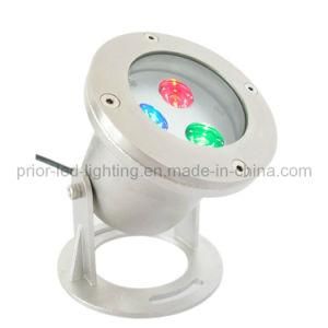 9W R/G/B LED Underwater Spotlight (pr-us90034-r/g/b)