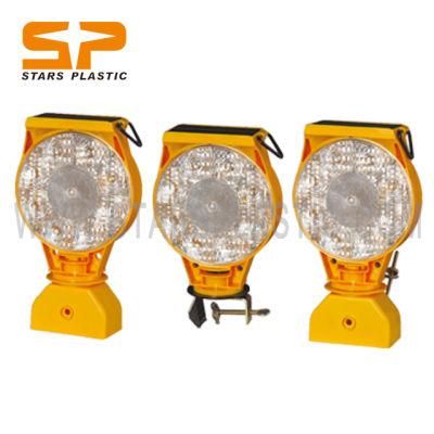 Portable LED Strobe Traffic Warning Solar Barricade Light for Barrier in Construct Work Zone