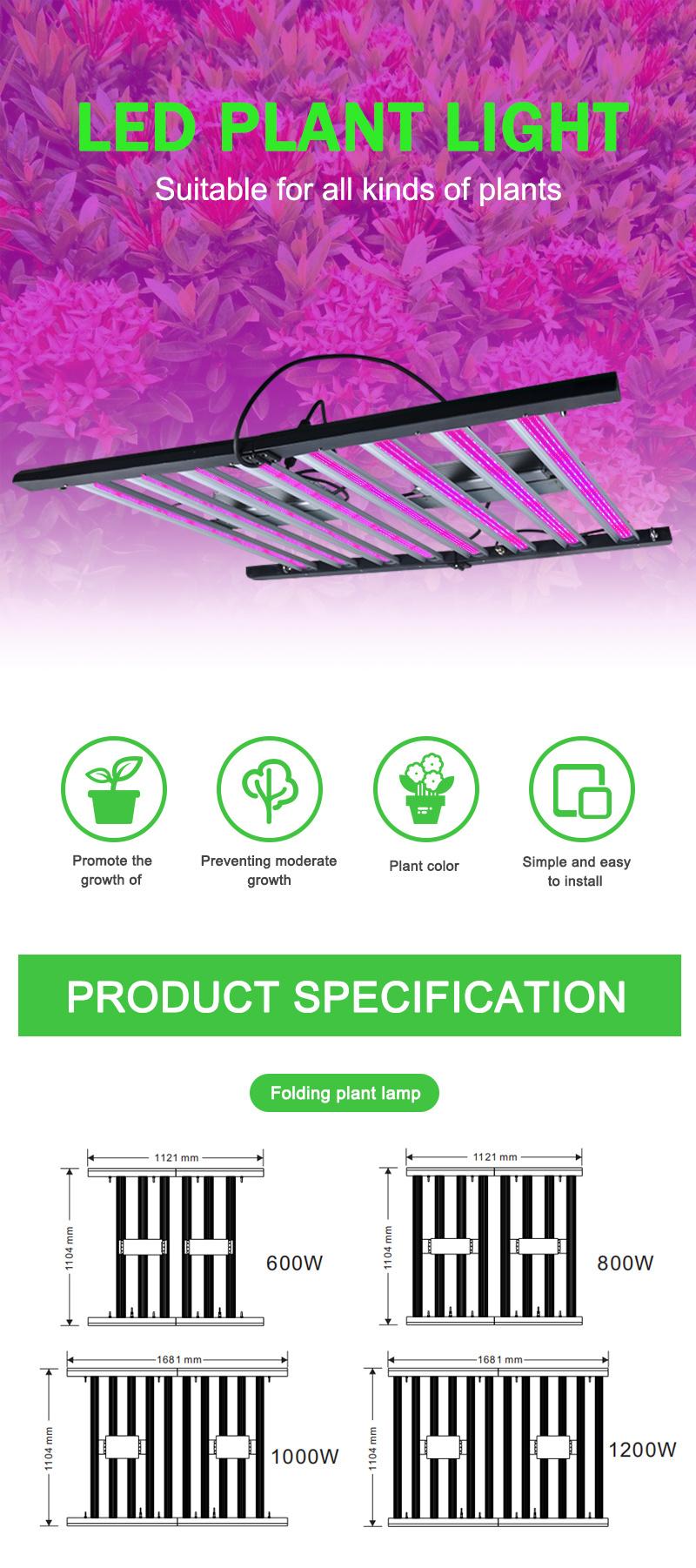 Dimmable Growing Timer Indoor Garden Hydroponics Folding Full Spectrum Growth LED Plant Lamp Grow Light