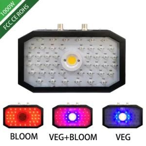 2020 Adjustable 1000W Full Spectrum COB Indoor Hydroponics Plants Grow Lights for Green Plant Growth LED Bulbs Lamp