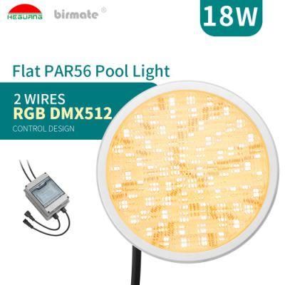 18W IP68 Structure Waterproof SMD5050 RGBW PAR56 LED Swimming Pool Light