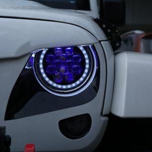 Jeep Wrangler Tj Jk Sahara Rubicon 60W Hi/Lo 7inch LED Headlight