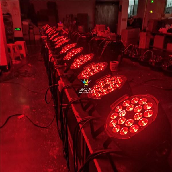 DMX 512 18PCS*15W RGBWA UV LED PAR Stage Light