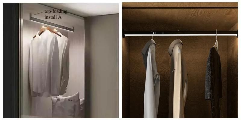 Hotel Closet furniture Wardrobe Battery Cabinet Lighting Hinge Light