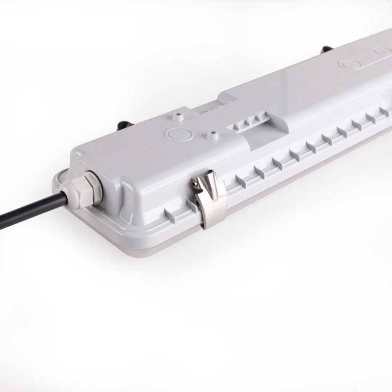 Ce RoHS Listed IP65 60W 1500mm Linear LED Tri-Proof Light for Workshop Supermarket Warehouse