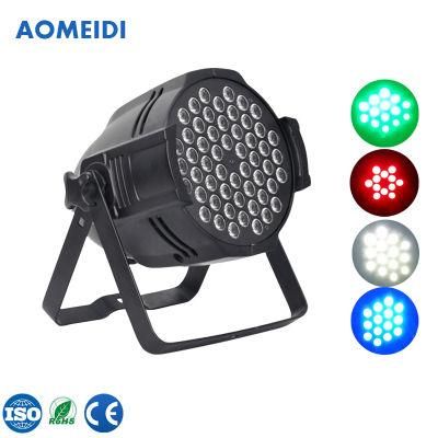 RGBW Mixing 54PCS 3W LED Stage Decoration PAR Lights