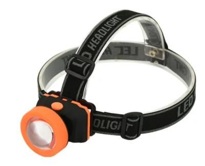 Wholesale Portable Head Torch Light Battery Head Torch Lamp Hot Camping Emergency Headlight with Adjustable Headband COB LED Headlamp