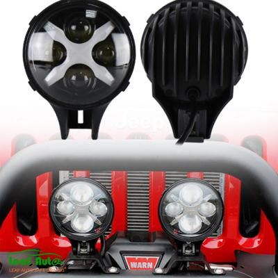 6 Inch LED Work Light for Trucks off-Road Bumper LED Spotlight with X DRL 12V 60W Auxiliary Lights
