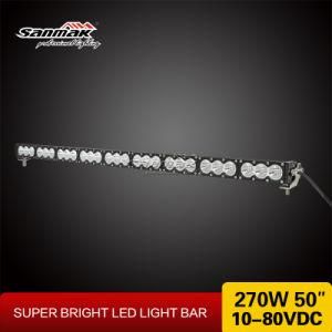 50&quot; 270W 12V Single Row LED Light Bar for Police