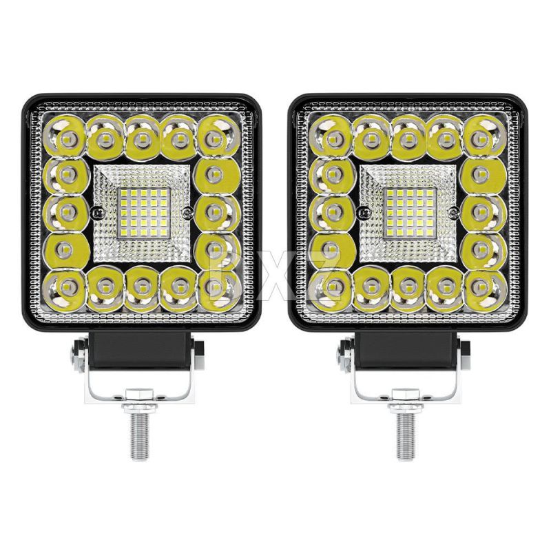 Dxz Car LED Work Light 4inch 41LED Square LED Fog Light 12V 24V for Driving Light Trucks Boats Tractors 4X4 SUV Spotlight