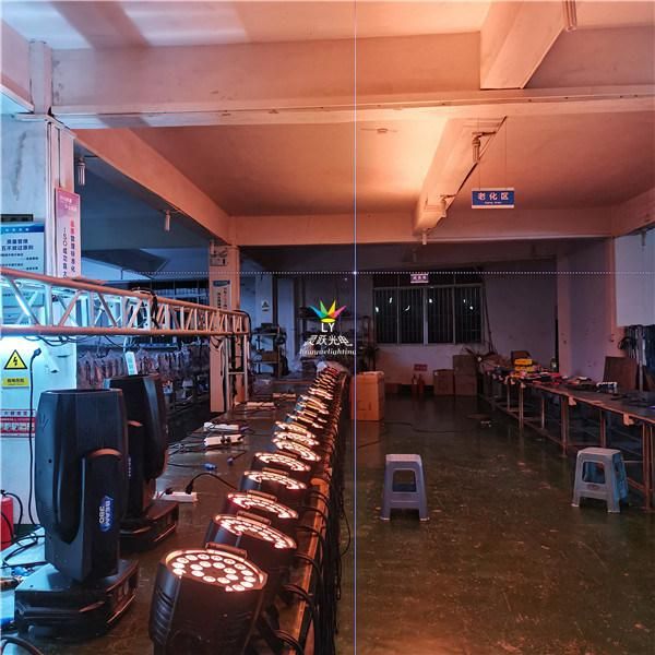 Indoor 24X18W Rgbwauv 6in1 DJ Disco DMX LED PAR Can Stage Light