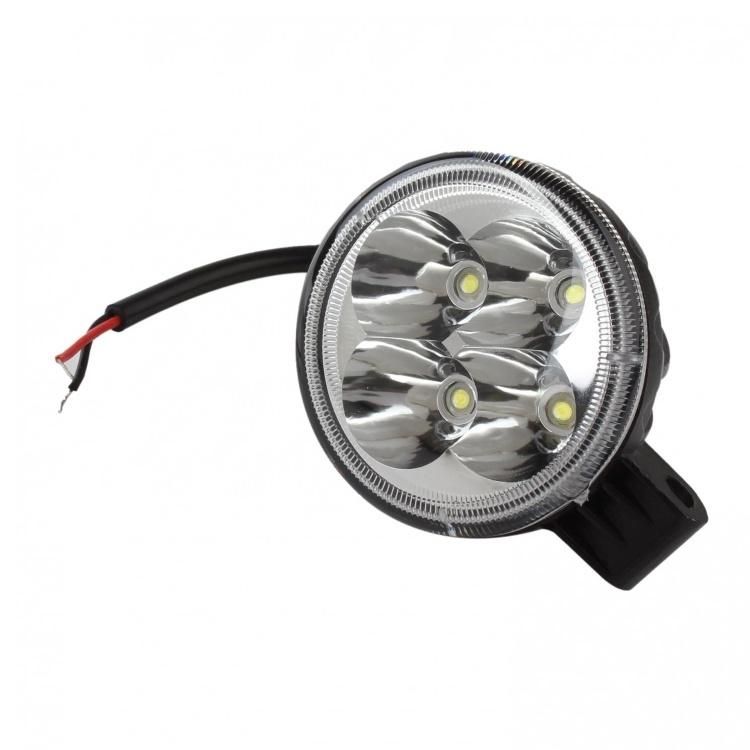 Car LED 12W Work Light Offroad Jeep Motorcycle Truck Luz LED 12V 24V Spot Flood Round 3 Inch 12W LED Work Lamp