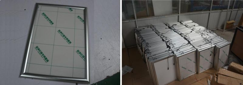 LED Aluminium Frame Ceiling-Hanging Advertising Media PVC Banner Light Box Signage