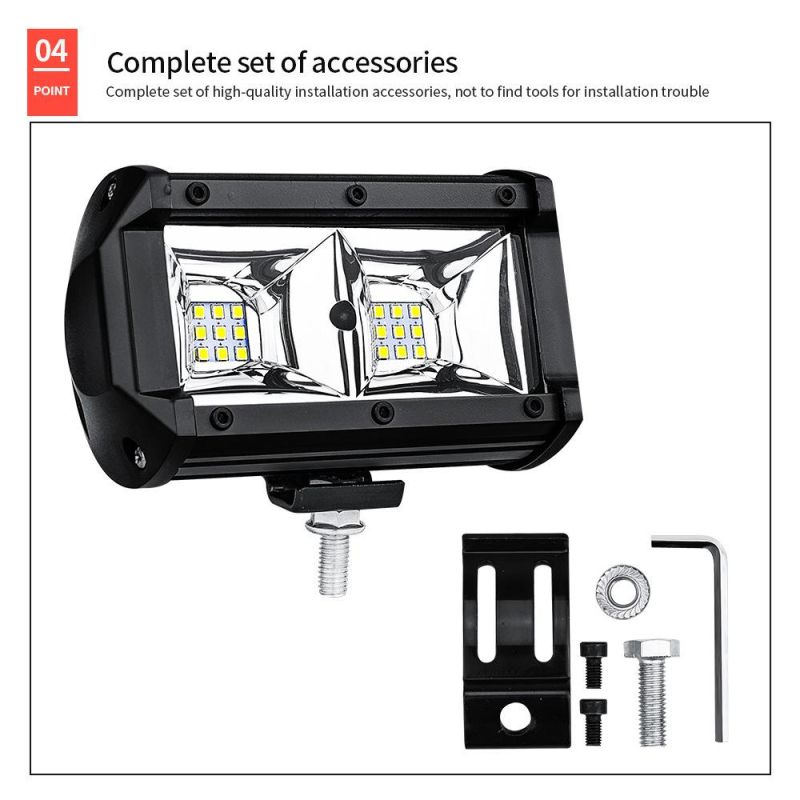 Dxz off Road LED Bar Light Barra LED 5inch 18d Flood Spot 54W Offroad 4X4 Car Truck Curved LED Light Bar