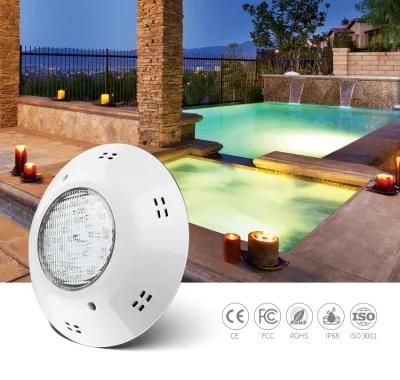 Heguang 25watt Beautiful RGB LED Underwater Lamp Surface Mounted LED Swimming Pool Light