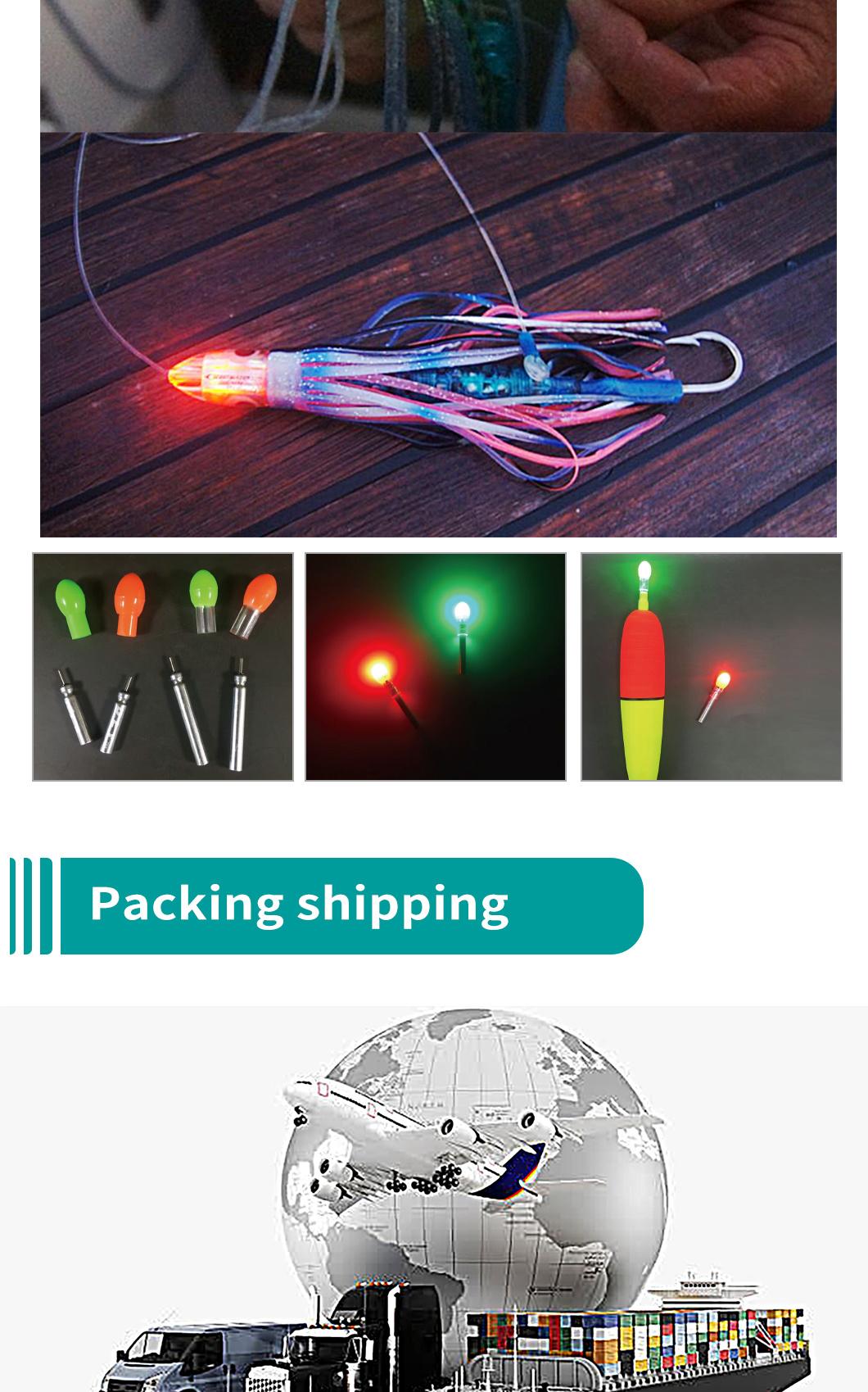 Dlyfull Hot-Selling High-Quality Outdoor Sea Fishing PS622t Long Lasting Red Light Float Light