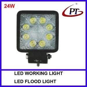 24W LED Car Spot Light, Auto Flood Working Light