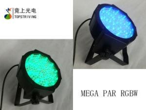 LED PAR Can Light with Black Housing 10mm High Mcd LEDs (MEGA PAR RGBW)