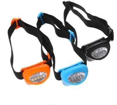 Outdoor Camping Super Mini Flashlight Color Gift Lamp AAA Battery 5 LED Headlight