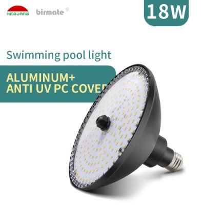 Low Voltage18W 12V E26 Base Warm White 3500K Wireless Multicolor LED Bulb PAR 56 Pool Light Underwater Light