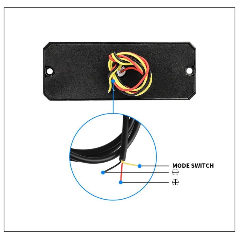 Dxz 12V 24V 12 LED Flash Lamp Vehicle Truck Side Marker Emergency Beacon Lights LED Strobe Warning Light