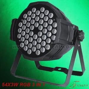 54PC 3W RGB LED PAR Can Tricolor 3 in 1 (FY-019B)