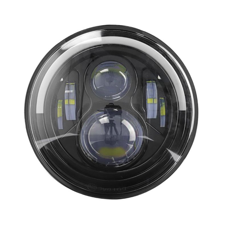 Dxz 7 Inch 6LED Thick Half Roud for Jeep Wrangler Offroad 45W LED Work Light Auto Parts Waterproof Lamp