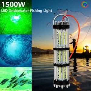 Dimmable AC220-240V / 110V IP68 30m Cable 1500W LED Fishing Underwater Lights