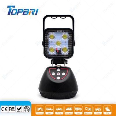 15W Portable Rechargeable LED Work Search Lights with Magnetic Base