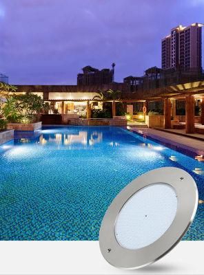 250mm 10inch 35W Replacement Old Type AC DC 12V RGBW Slim Underwater LED Swimming Pool Lights Bulb