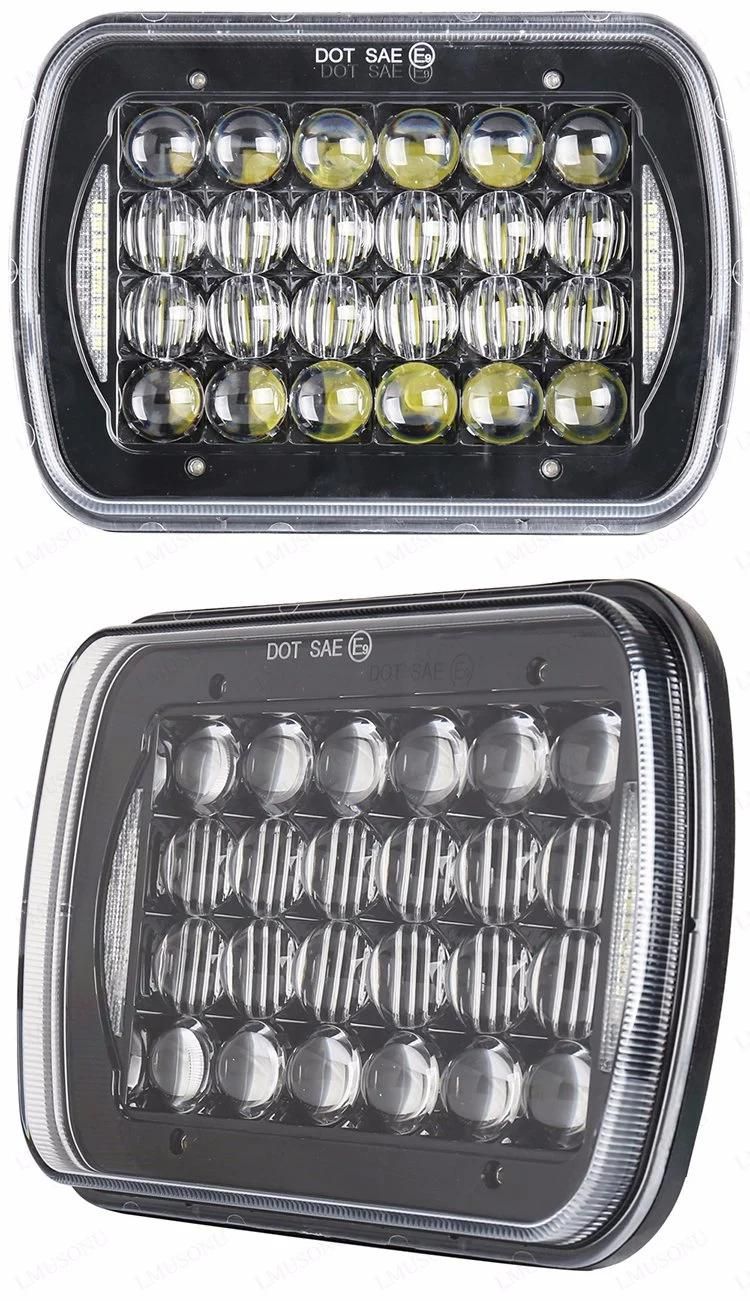 7.0 Inch Epistar Offroad H4 LED Motorcycle Light Transport Vehicle Lights 72W