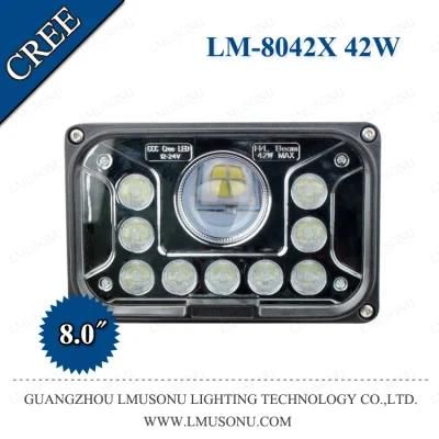 8 Inch CREE LED Transport Light 42W