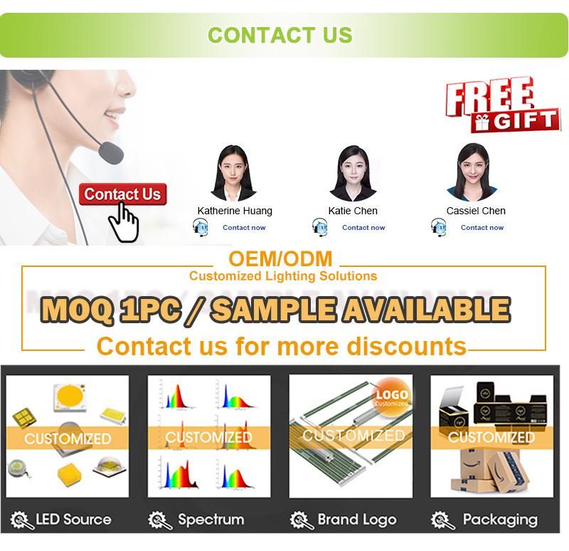LED Grow Light 1000 Watt Free Sample Retractable Grow Lights for Indoor Plants Pvisung LED Grow Light