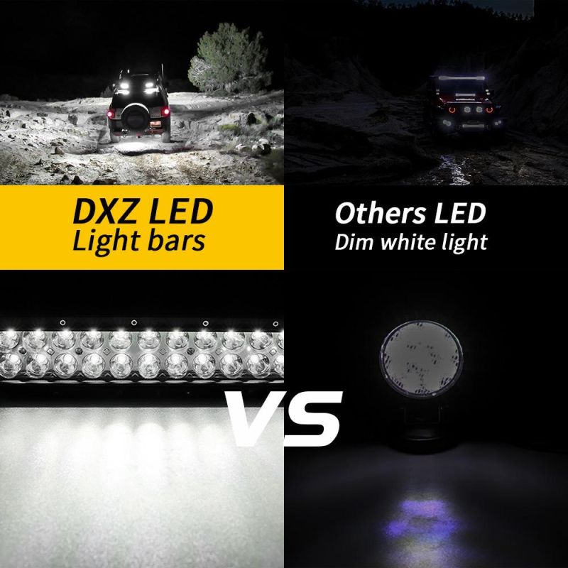 Dxz 180W/80cm 60LED High Power Hummer Light off Road LED Bar Straight Lamp 2rows 4X4 Curved 12D LED Light Bar for Truck