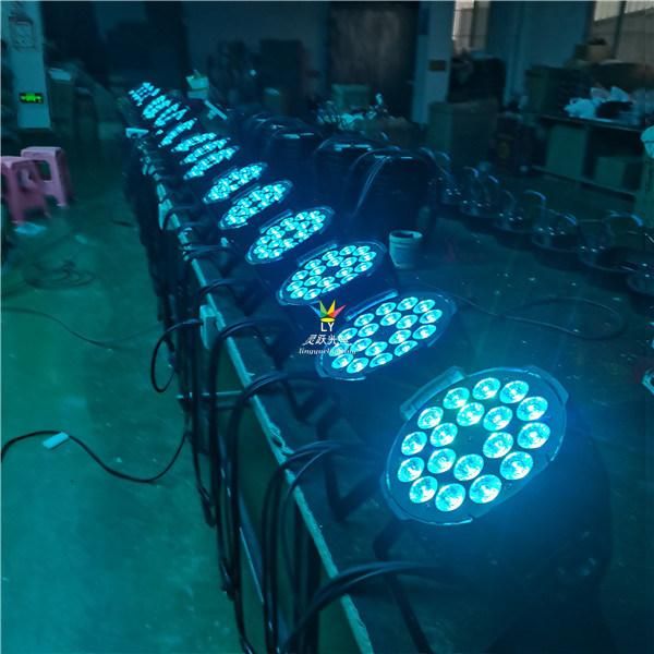 DMX 512 18PCS*15W RGBWA UV LED PAR Stage Light