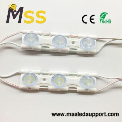 12V Edge-Lit Injection LED Modules Edge Sign Side Light SMD Chip 3LED Modulos 3W 3030 LED Module for Double View Lighting Box