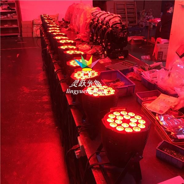 18X18W DJ Professional Stage Light RGBWA UV LED PAR