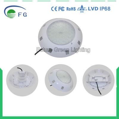 18W IP68 Flat Resin Filled Wall Mounted LED Underwater Swimming Pool Lamp