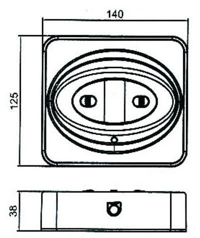 CB/Ce Approved LED Emergency Light, LED Backup Light, LED Emergency Surface Light
