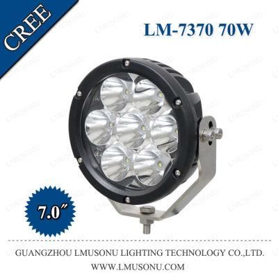 10-30V 7 Inch Car LED Work Light 70W Spot/Flood/Combo Beam CREE Driving off Road Lights