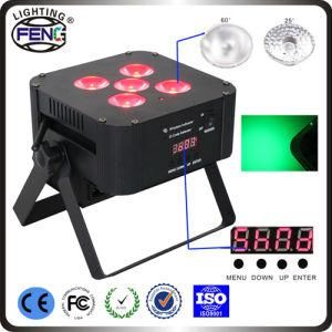 5PCS 6in1 Rgbwauv LED PAR for DJ Lights