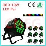 Hot Sale! 18*10W Not Waterproof RGBW 4 in 1 LED PAR